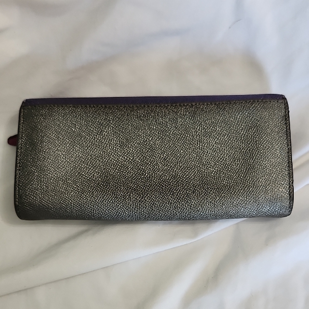 Coach Tri-Color Women's Wallet - Picture 5 of 10